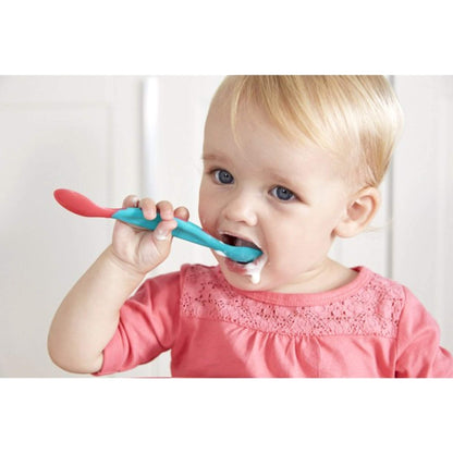 The First Years 2 For 1 Toddler Utensil Multicolour 4Pcs || 9months to 36months
