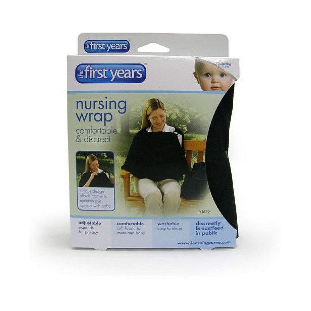 The First Years Black Color Maternity Nursing Privacy Wrap || Birth+ to 12months