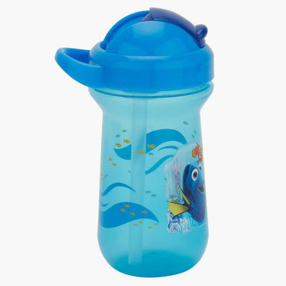 The First Years Blue Color 10 Oz Flip Top Straw Cup || 9months to 36months
