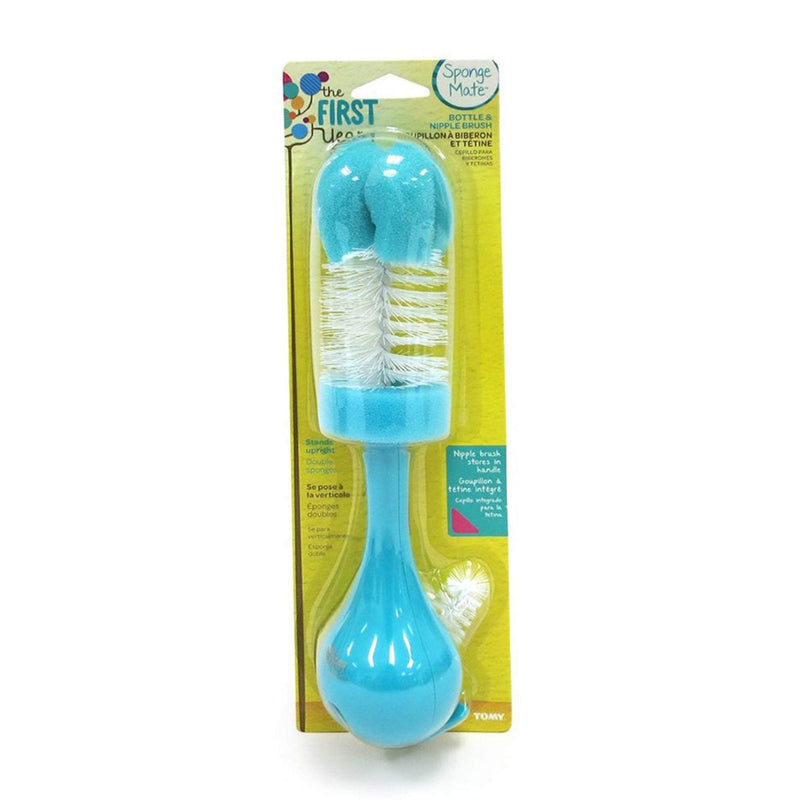 The First Years Blue Color Opp Bottle Brush Weaning Accessory For Birth+ to 36 Months Kids | Distress Box