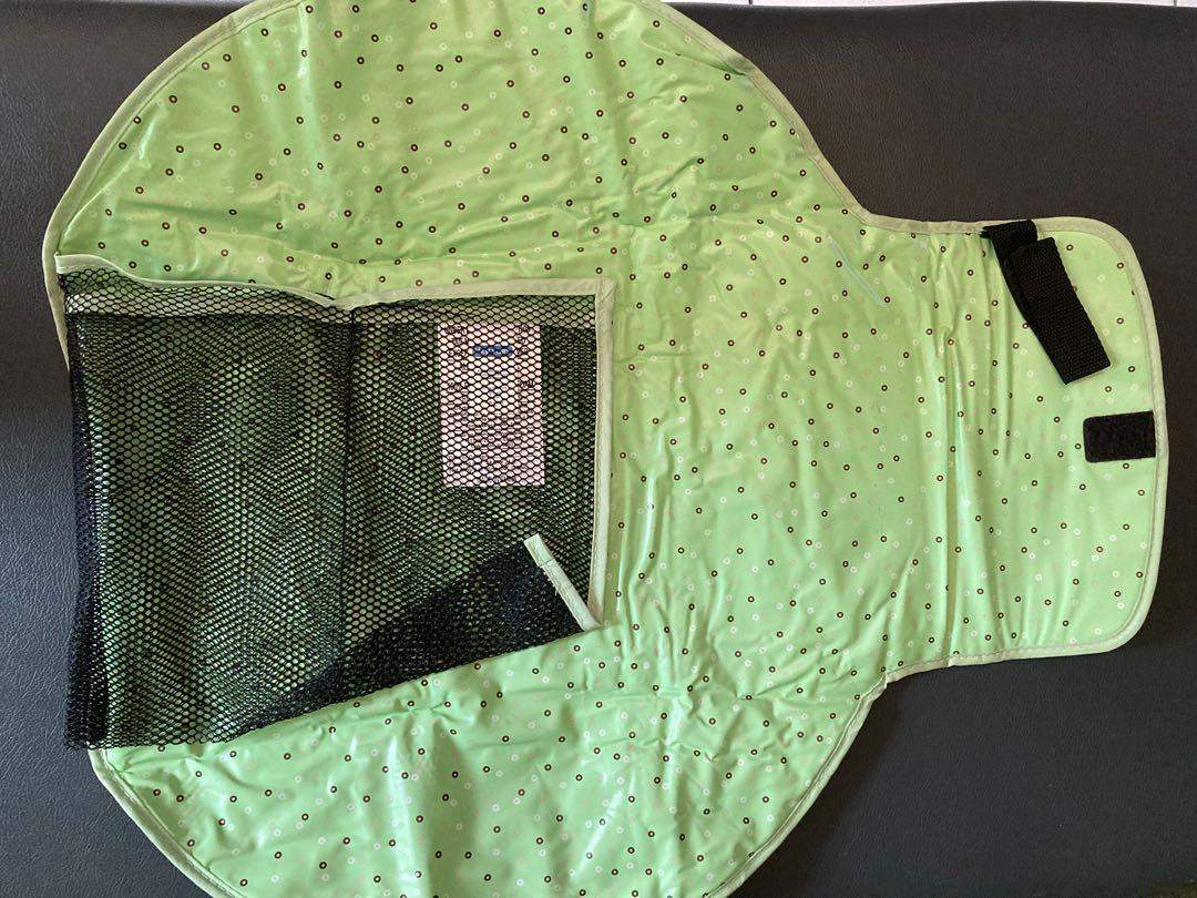 The First Years Green Color Deluxe Fold & Go Diapering Kit || Birth+ to 24months