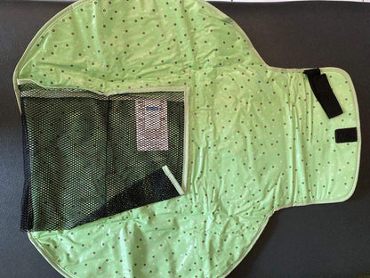 The First Years Green Color Deluxe Fold & Go Diapering Kit || Birth+ to 24months
