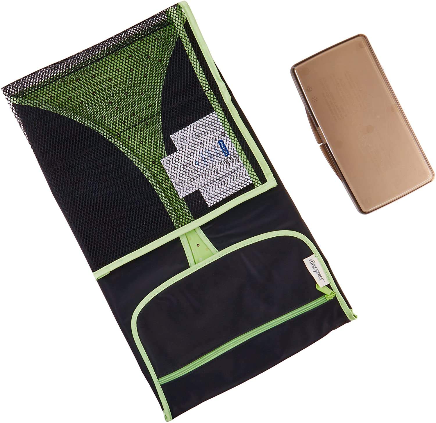 The First Years Green Color Deluxe Fold & Go Diapering Kit || Birth+ to 24months