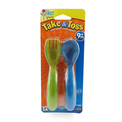 The First Years Multicolor 12Pcs Sava Cutlery || 9months to 24months