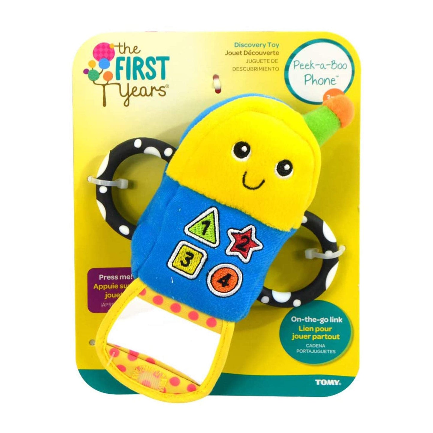 The First Years Peek-A-Boo Phone Baby & Toddler Playthings || Birth+ to 12months