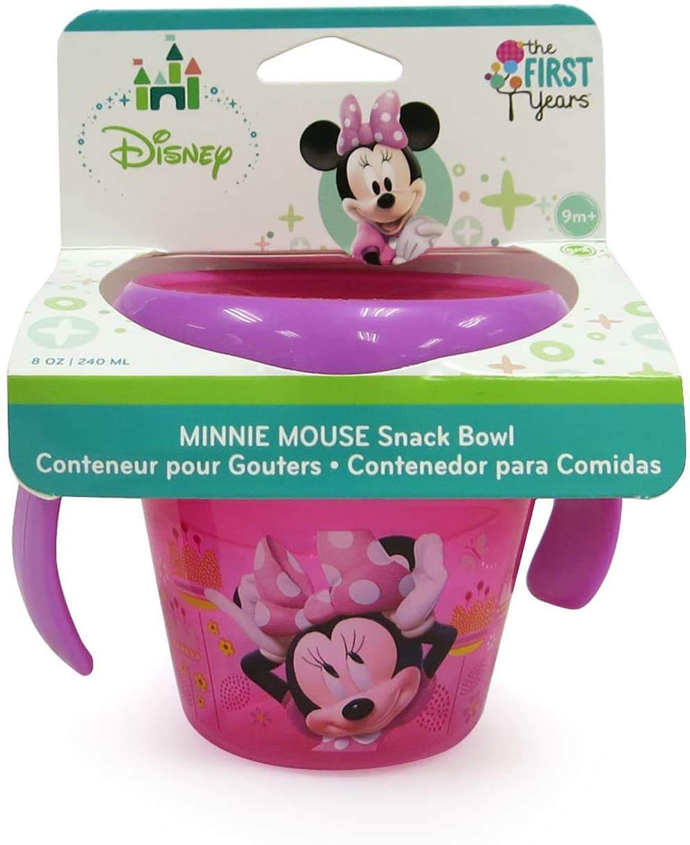 The First Years Snack Bowl Pink || 9months to 24months