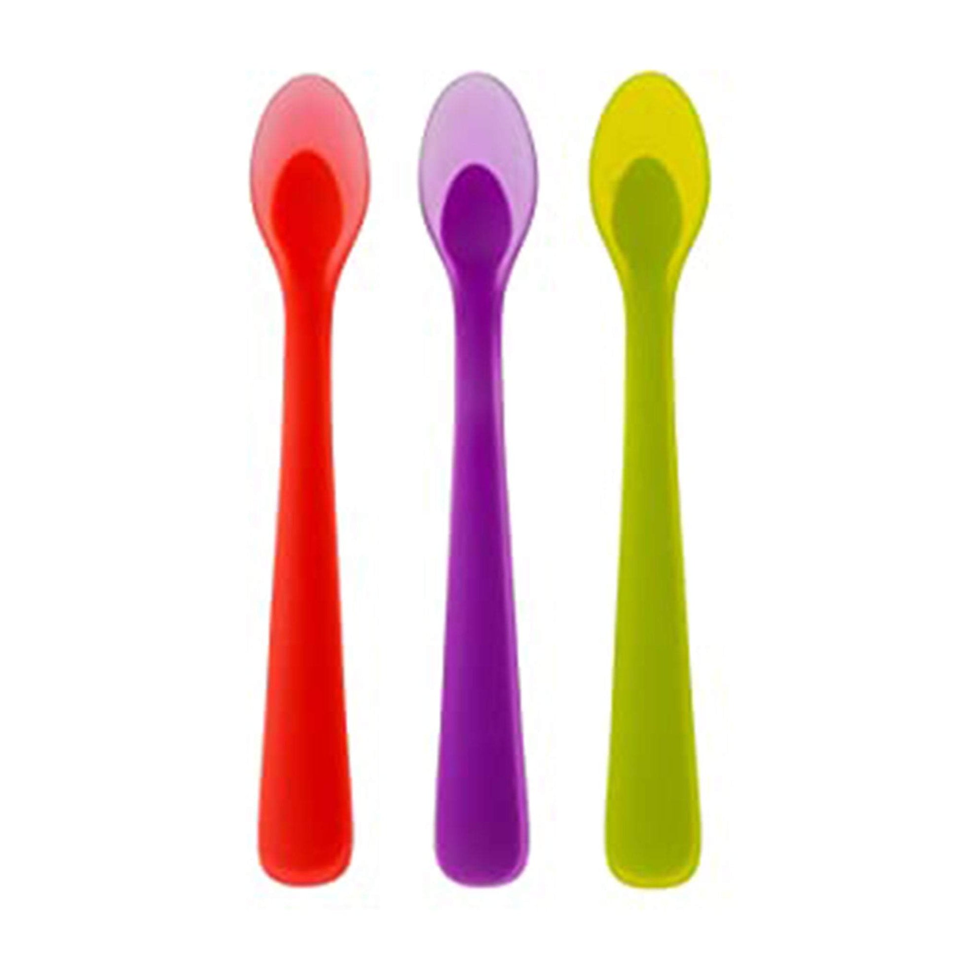 The First Years Soft Serve Silicone Infant Spoon Multicolor || 6months To 24months