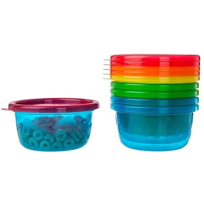 The First Years Take & Toss Snack Cups 4.5 Oz, 7 Pk Multicolor || 6months to 24months