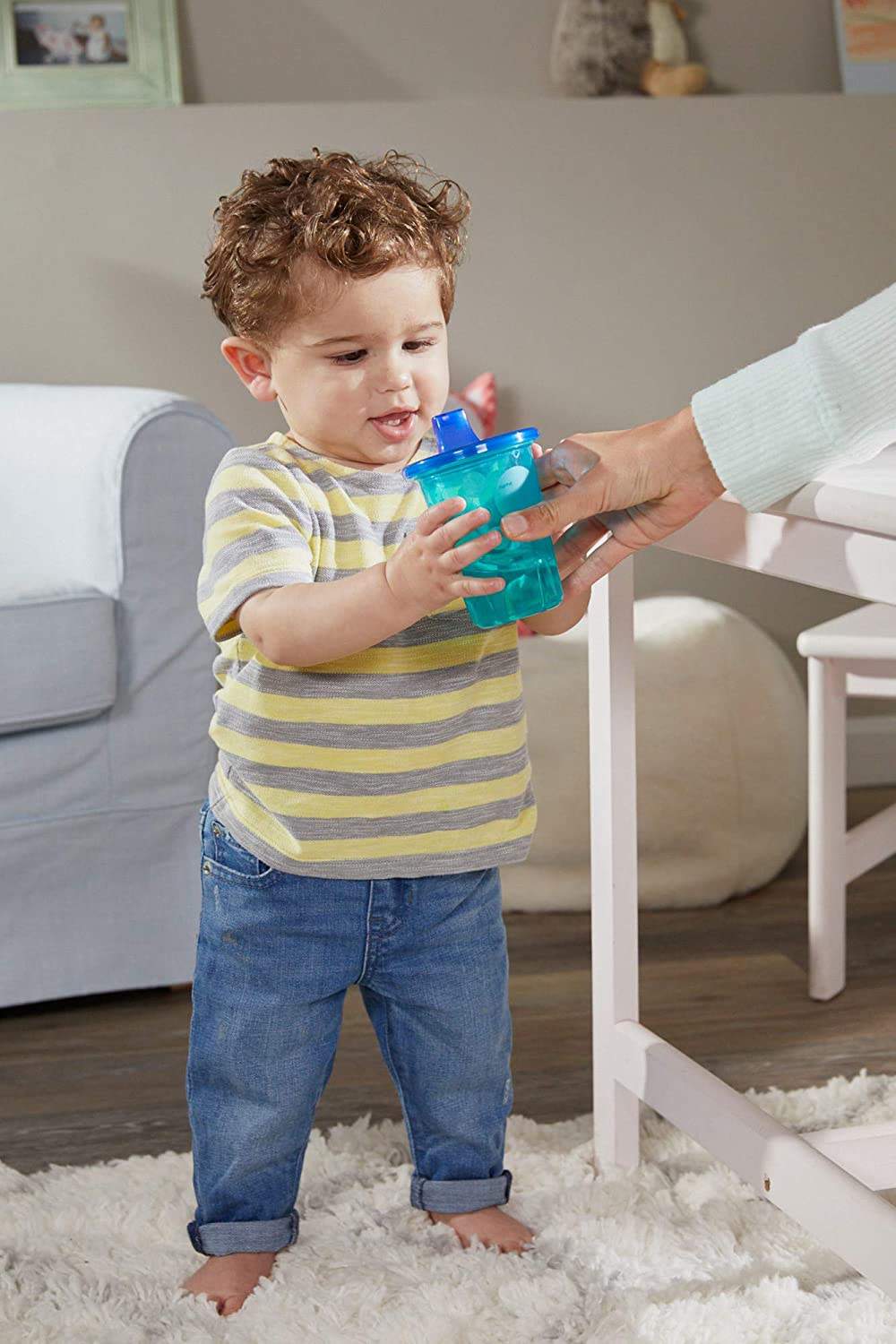 The First Years Take & Toss Spill-Proof Cups 10 Oz. 5 Pk. Multicolor || 9months to 36months