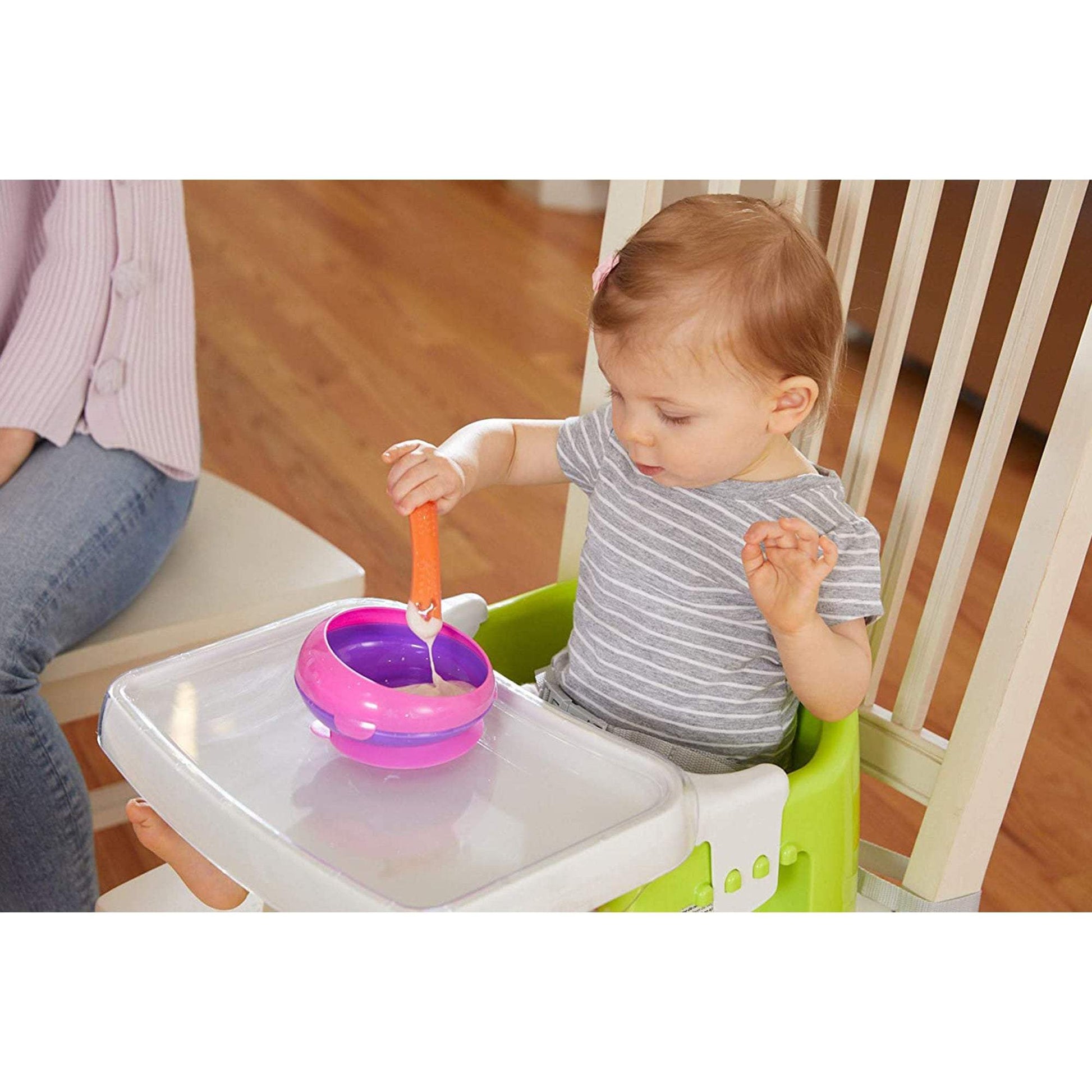 The First Years Toddler Suction Bowl 1Pk Green || 12months To 36months