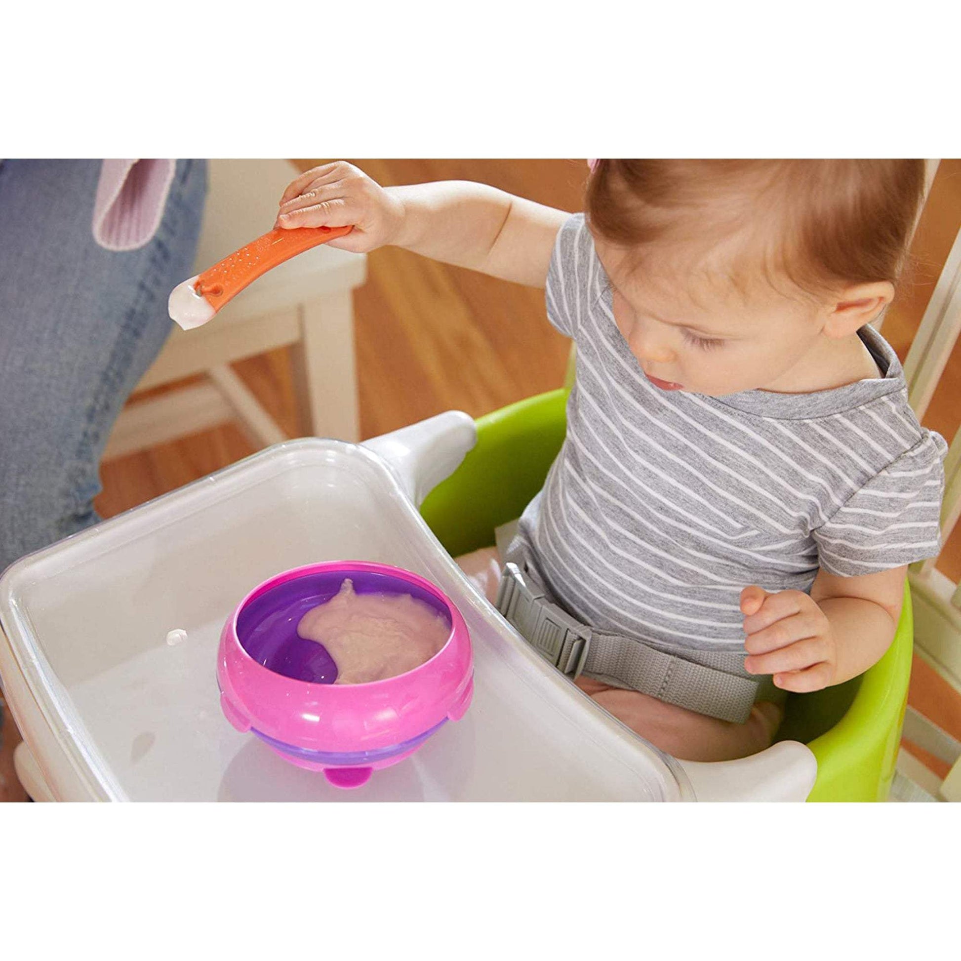 The First Years Toddler Suction Bowl 1Pk Green || 12months To 36months