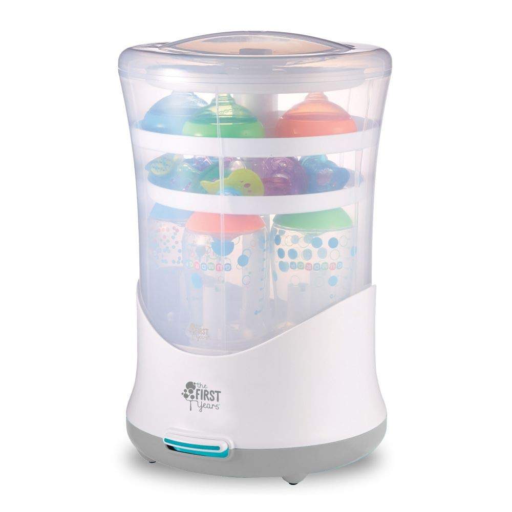 The First Years White & Grey Color Power Of Steam Sterilizer || Birth+ to 36months