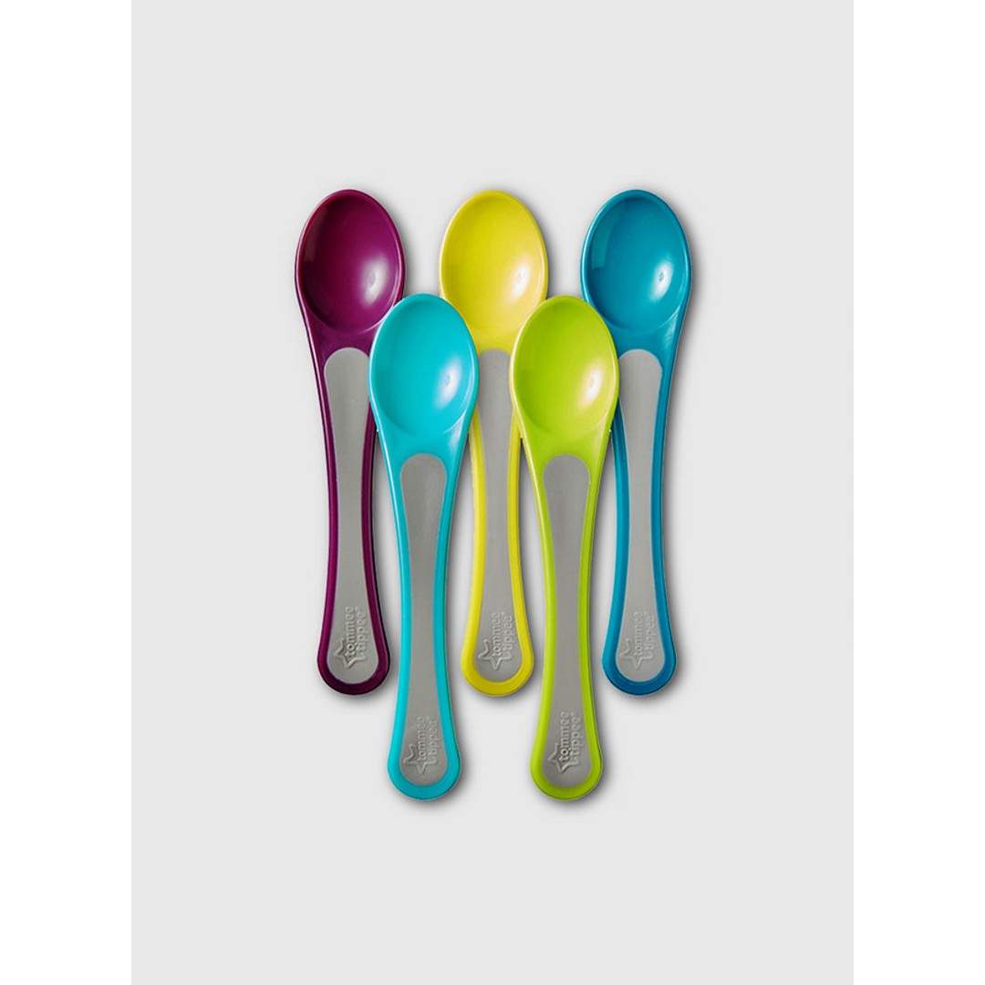 Tommee Tippee 5X Feeding Spoons Multicolor 7M To 14M