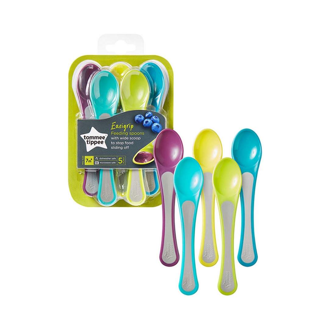 Tommee Tippee 5X Feeding Spoons Multicolor 7M To 14M