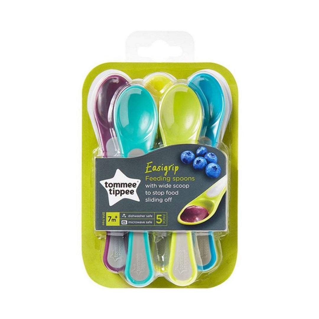 Tommee Tippee 5X Feeding Spoons Multicolor 7M To 14M