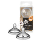 Tommee Tippee Closer Nature Easivent Fast Flow Teats (2 Pack) Transparent 6M To 24M