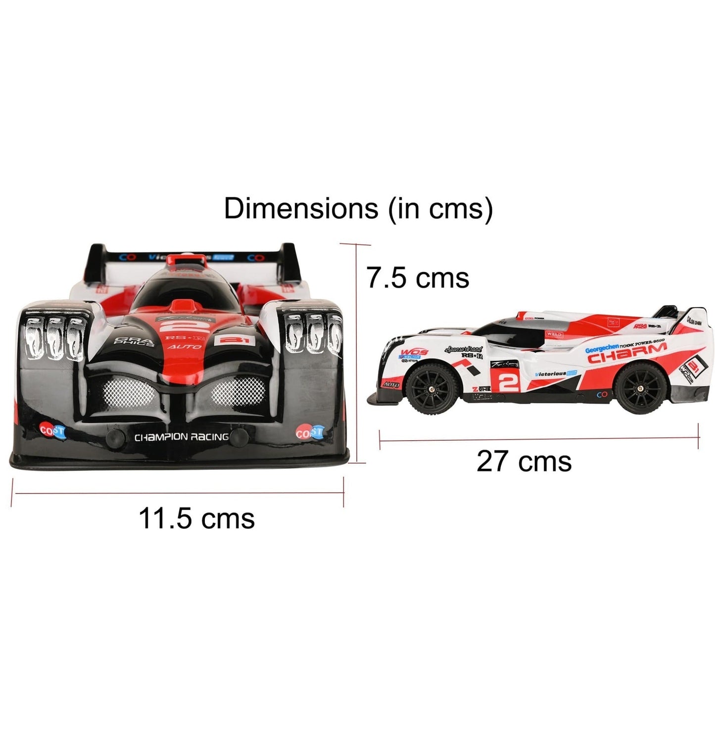 Playzu Car Auto Racing R/C (1:14) (6 Years+) Red