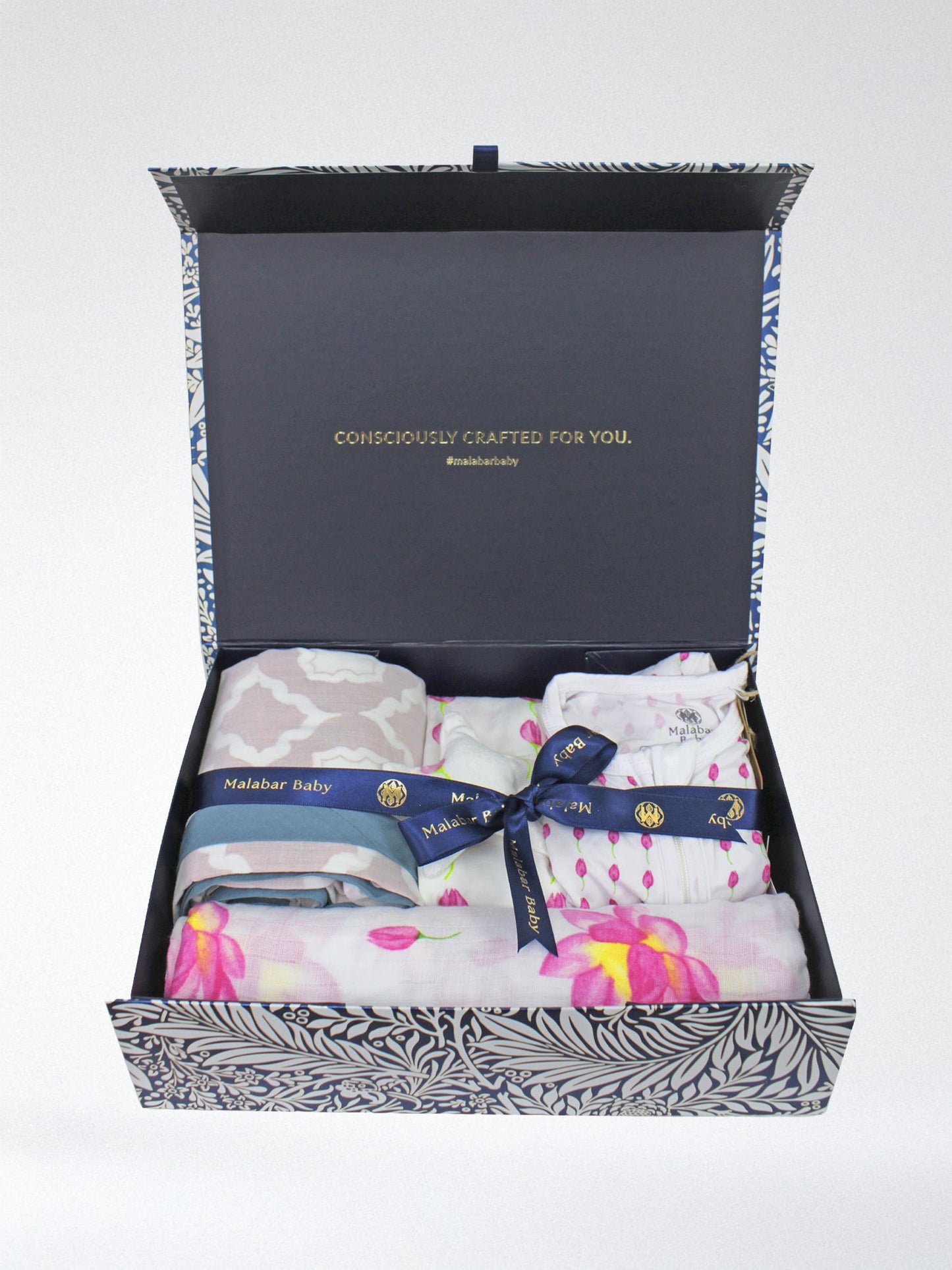 Malabar Baby Pink Peony Snuggle & Sleep Gift Set